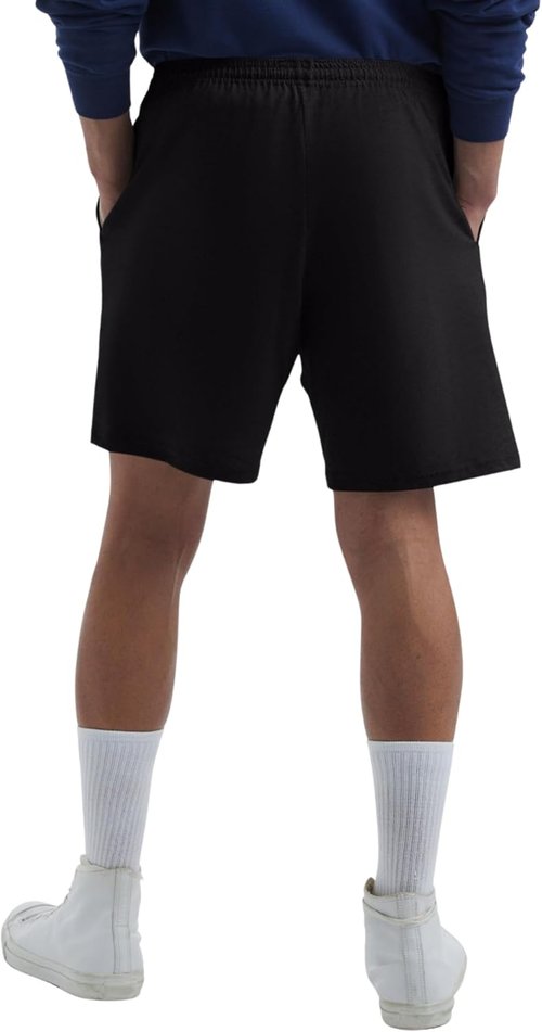 Hanes Men's Jersey Pocket Shorts - Comfortable Casual Wear | Perfect for Everyday Use