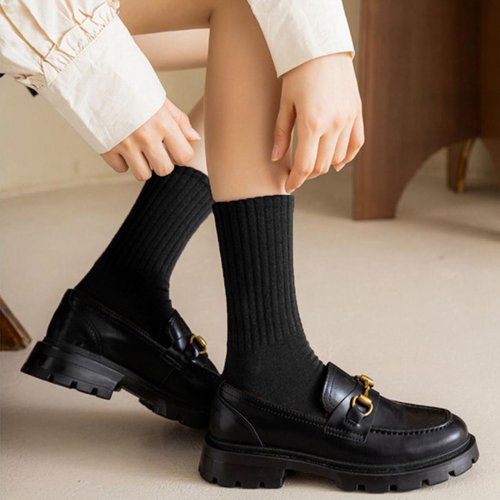VoJoPi Wool Socks for Women Thermal and Warm Hiking Winter Thick Cozy Cushion Boot Work Socks 5 Pairs, Size 5-10