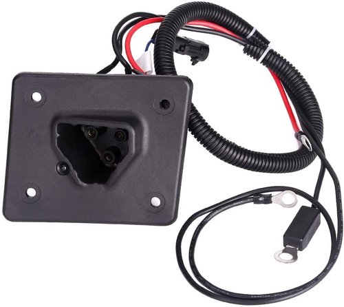 Dr.Acces Golf Cart 48V Delta-Q Charger Receptacle for EZGO RXV Carts 2008+Replace OEM#602529