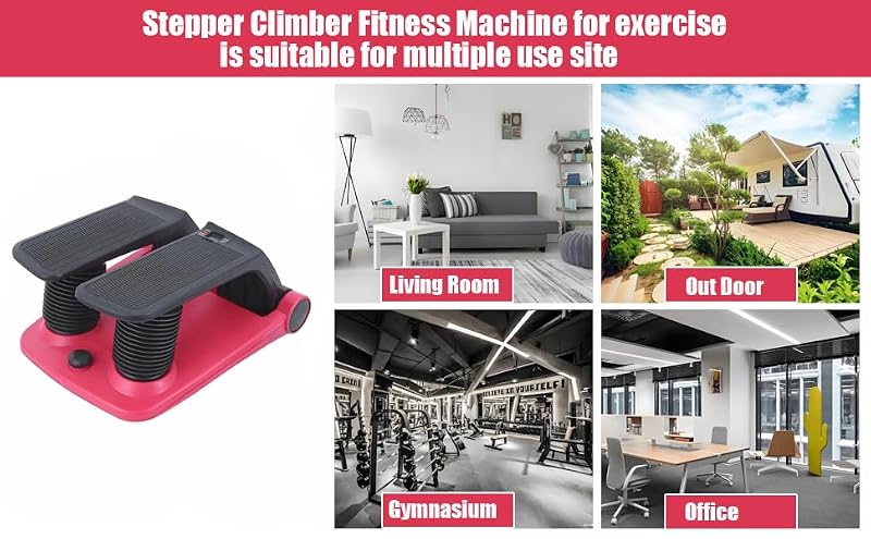 E-Found Air Stair Climber Stepper - Silent Cardio Machine with LCD Display