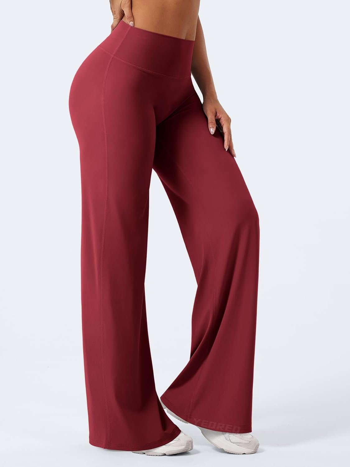 YEOREO High Waist Workout Leggings - No Front Seam, Buttery Soft Yoga Pants | 29"/31.5"/33"/35" Sizes