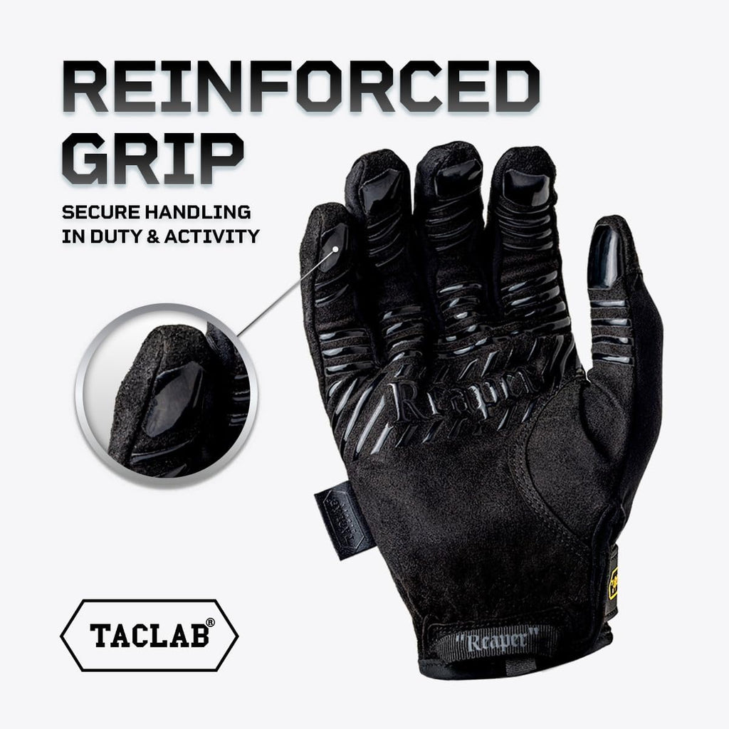 TACLAB Patrol Reaper Warm Skeleton Gloves - Flexible Grip for Hiking, Hunting & Outdoor Activities