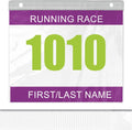 Yarlung Race Bib Holder Sleeves - 50 Pack Clear Vinyl Protectors for Runners & Athletes