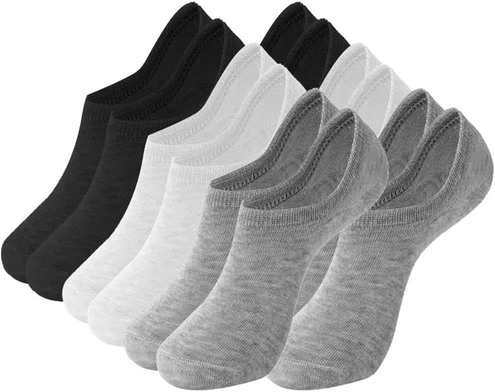 Skiennix No Show Socks - Invisible Low Cut Athletic Liners for Men & Women | 6 Pairs