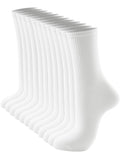 JOLLMONO Womens Crew Socks Size 6-11 Casual Athletic Gym LightWeight Thin Cotton Socks 3-6 Pairs(J2168-6W)