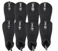 Black All Hybrid Headcover Set 3-pw Golf Club Covers Head Cover Mesh 3 4 5 6 7 8 9 Pw Complete