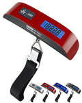 Dr.meter Luggage Scale - Electronic Balance with Backlight LCD Display | 110lb/50kg Capacity, Red