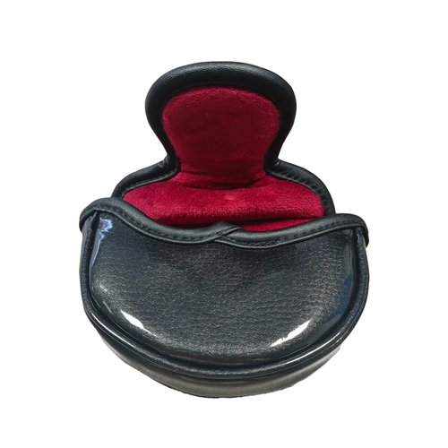 Premium PU Skull Design Golf Headcover, Small Half Mallet Putter Club Head Cover, Magnetic Closure