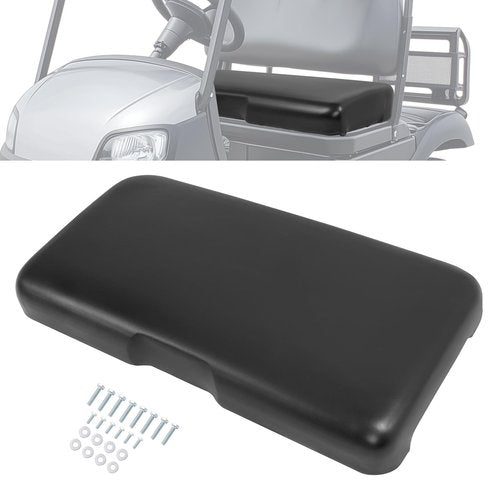 Wutist Front Seat Bottom Compatible with 2008-Up EZGO RXV Models Seat Bottom Cushion Black Plastic Foam Wood