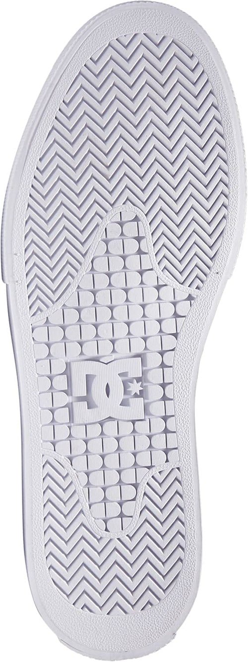 DC Men's Manual Slip-ON TXSE Skate Shoe, Heather Navy, 4