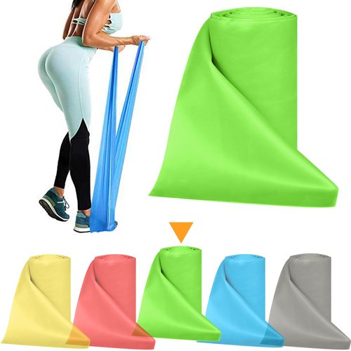 Resistance Bands Bulk Rolls for Working Out Women and Men, 8 Yard Physical Therapy Bands, Elastic and Exercise Bands for Rehab, Yoga, Pilates, Gym, Home Exercise