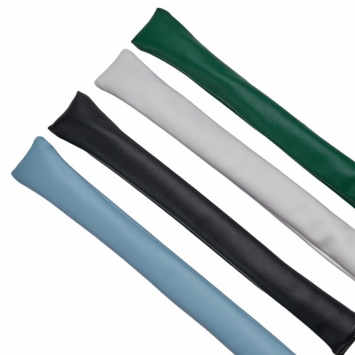 Kimpengofu Classic Golf Club Alignment Stick Cover Holds at Least 2 Sticks Soft Synthetic Leather Protector Case - White, Black, Green and Light Blue (Light Blue)