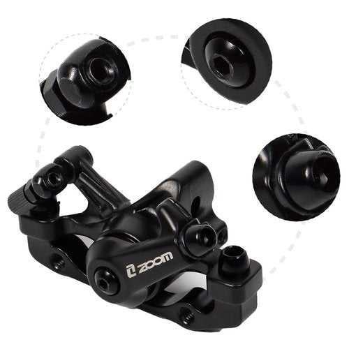 Chooee Bike Mechanical Disc Brake Set,Mountain Bike Front and Rear Line Pulling Brake Caliper for MTB US0P1
