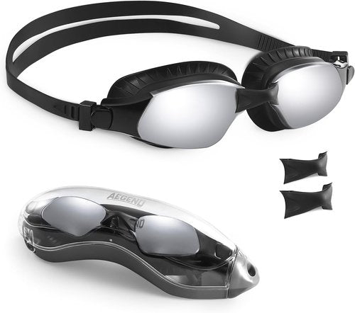 Aegend Swim Goggles - Enhanced Anti-Fog Swimming Goggles for Clear Vision & Comfort