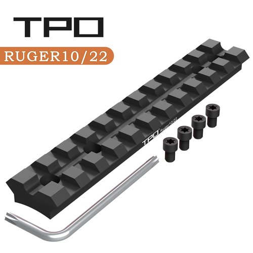 TPO Ruger 10/22 Picatinny Rail Mount for Red Dot, Scopes, Optics