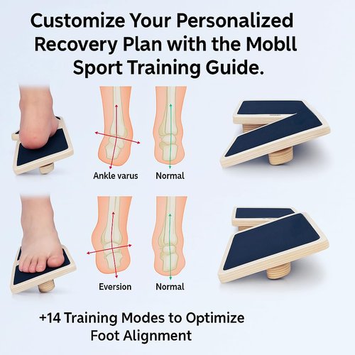 Vibengeticer Ankle Rehab & Balance Trainer | Physical Therapy Board for Sprained Ankles, Plantar Fasciitis & Athletic Recovery