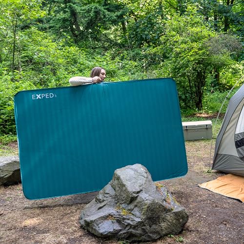 Exped MegaMat Sleeping Pad Duo Queen - Self-Inflating Camping Mattress with Insulation