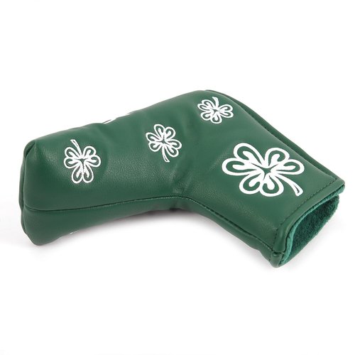 SHABIER Golf Putter Cover Shamrock Design Headcover for Blade Golf Putter Head Cover