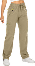 Skiennix Women's Hiking Pants - Quick Dry, UPF 50, Lightweight Cargo with Zipper Pockets