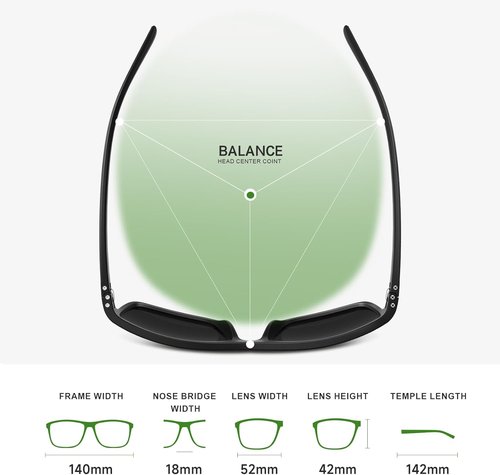 Fanshen Polarized Sports Sunglasses - UV Protection, Lightweight Design for Men | Ideal for Driving, Fishing, Golf, Cycling