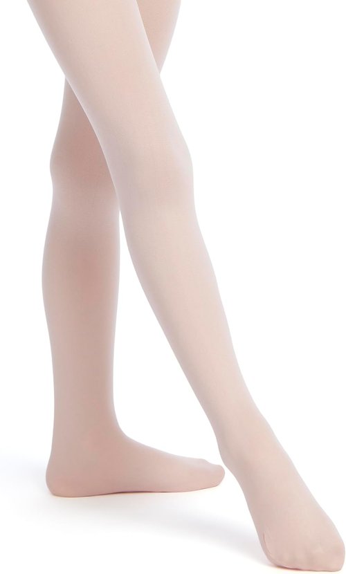 Danskin Girls' Footed Dance Tights - Comfortable & Durable | Perfect for Class & Performance