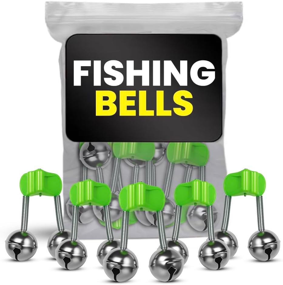 Skiennix Fishing Bells - Durable Rod Alerts for Enhanced Catching Success | Easy to Use