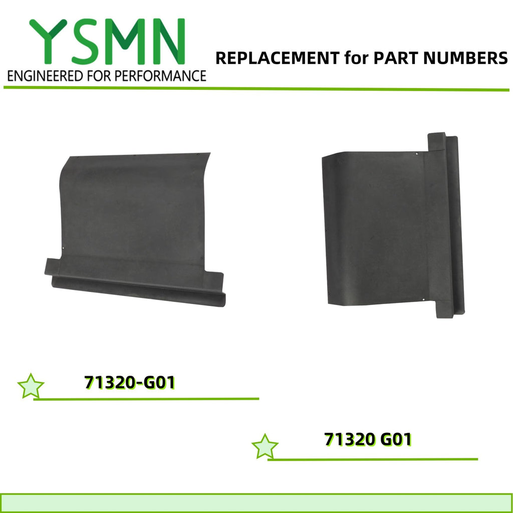 YSMN Black Plastic Golf Cart Motor Engine Cover, Golf Cart Access Panel Replacement for EZGO TXT 71320-G01 1994-Up