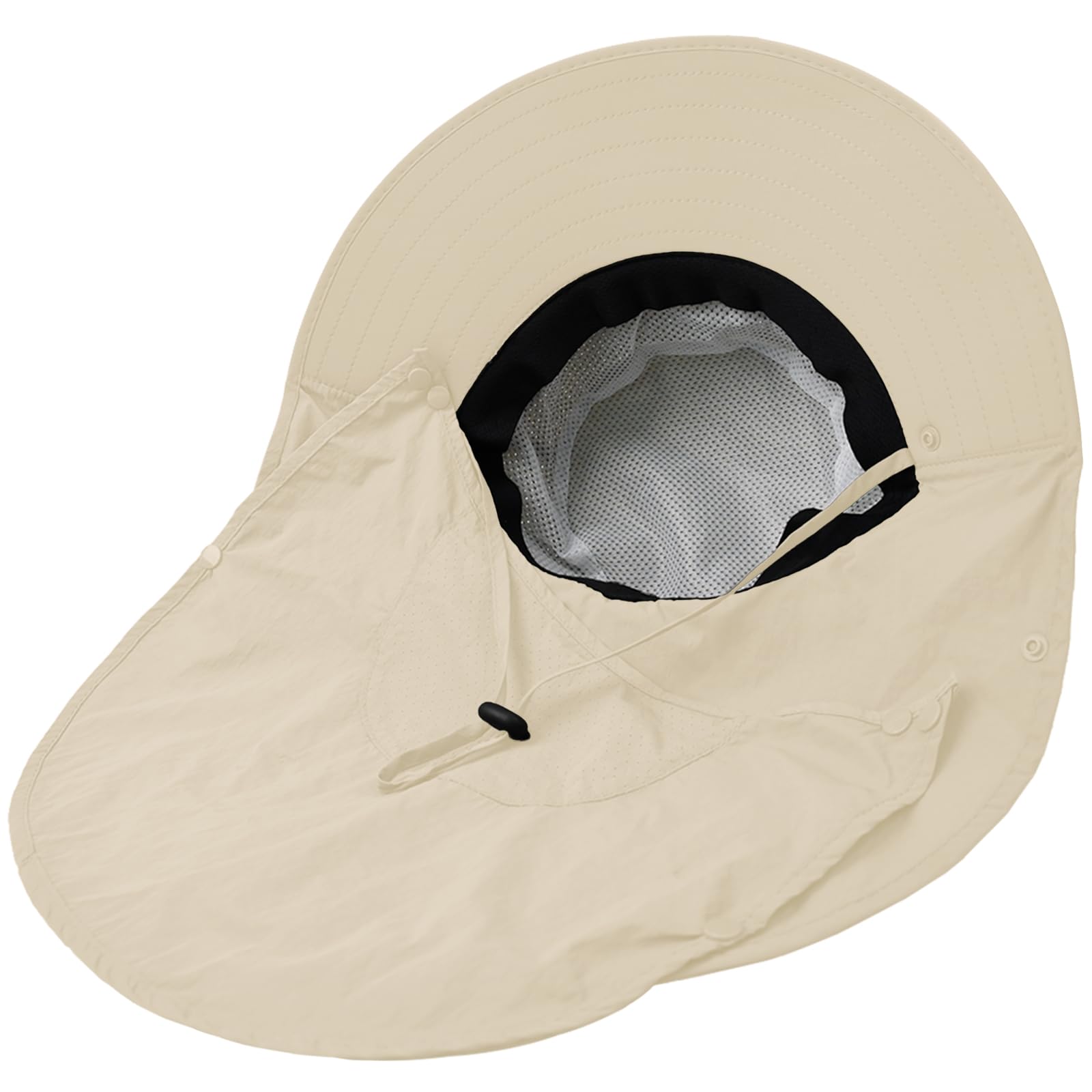 Sun Hat for Men Women with Neck Flap,UPF 50+ UV Protective Hiking Fishing Hats,Wide Brim Sun Hat for Women&Men
