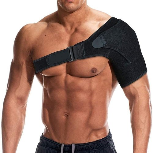 XiangAi Shoulder Brace for Men & Women - Adjustable Compression Support for Rotator Cuff & Arthritis Pain Relief, Shoulder Injury Stabilizer, Universal Fit Left/Right (Black L)