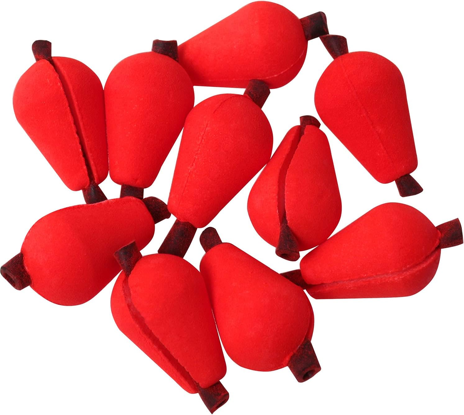 Skiennix Float Foam Tear Drop Strike Indicators - 20pcs in Fluorescent Yellow & Orange Red