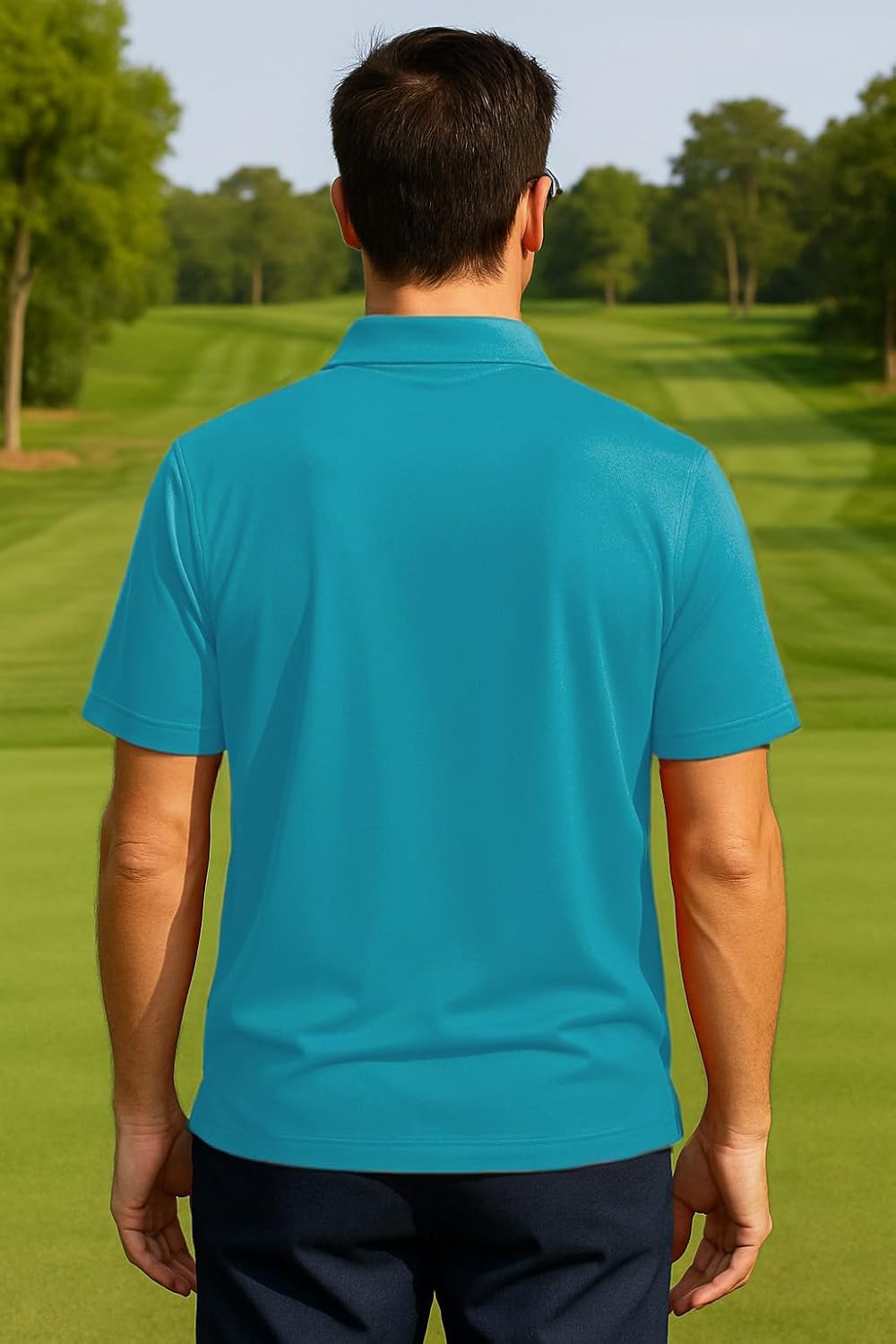 Skiennix Golf Shirts for Men - Dry Fit Short Sleeve Polos in Regular & Big/Tall Sizes
