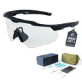 VOZAPOW Shooting Glasses Anti Fog with High Definition Lenses, ANSI Z87.1 Certified Tactical Safety Glasses for Men Women