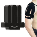Kinesiology Tape for Shoulder Precut, 12 PCS Shoulder Tape for Pain Relief, Original Cotton Waterproof & Breathable, Enhance Elastic Sports Tape for Pain Support and Muscle Sports(Black)