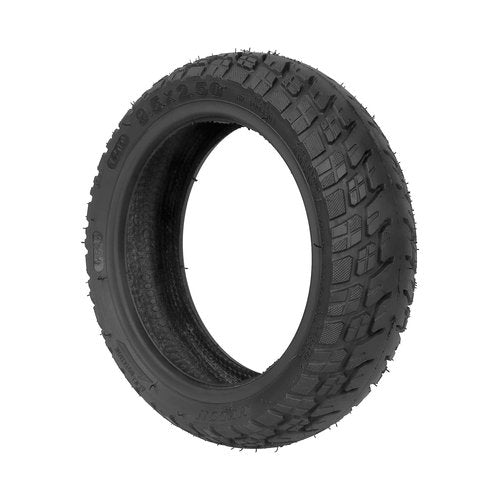 LHROPA 9.5 x 2.5 9.5-inch Rubber Explosion-proof Tubeless Tire + Straight nozzle Replace for NIU Kick Scooter KQi3 Sport/Pro/Max Electric Scooter Tyre Parts