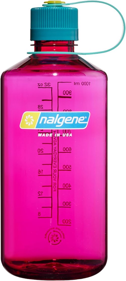 Nalgene 32 oz Narrow Mouth Water Bottle - BPA-Free, Durable & Leak-Proof for Gym, Office & Travel | Eggplant