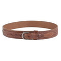 Bianchi B4 Ranger™ Belt, 1.75" Width, Basket Weave Tan Finish, Chrome Buckle, SZ40