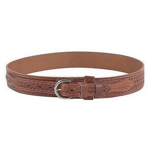 Bianchi B4 Ranger™ Belt, 1.75" Width, Basket Weave Tan Finish, Chrome Buckle, SZ40