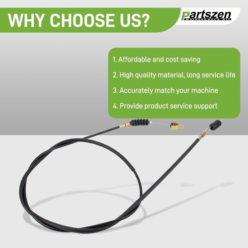 partszen JW1-F6311-00-00 Throttle Cable for Yamaha Golf Cart YDRA G29 Drive,66" Long