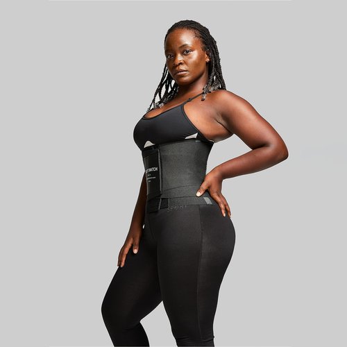 Sculpt Snatch Hourglass Waist Trainer for Women–Adjustable Sweat Band for Stomach, Tummy Control&Workout Waist Trimmer(GREEN,M)