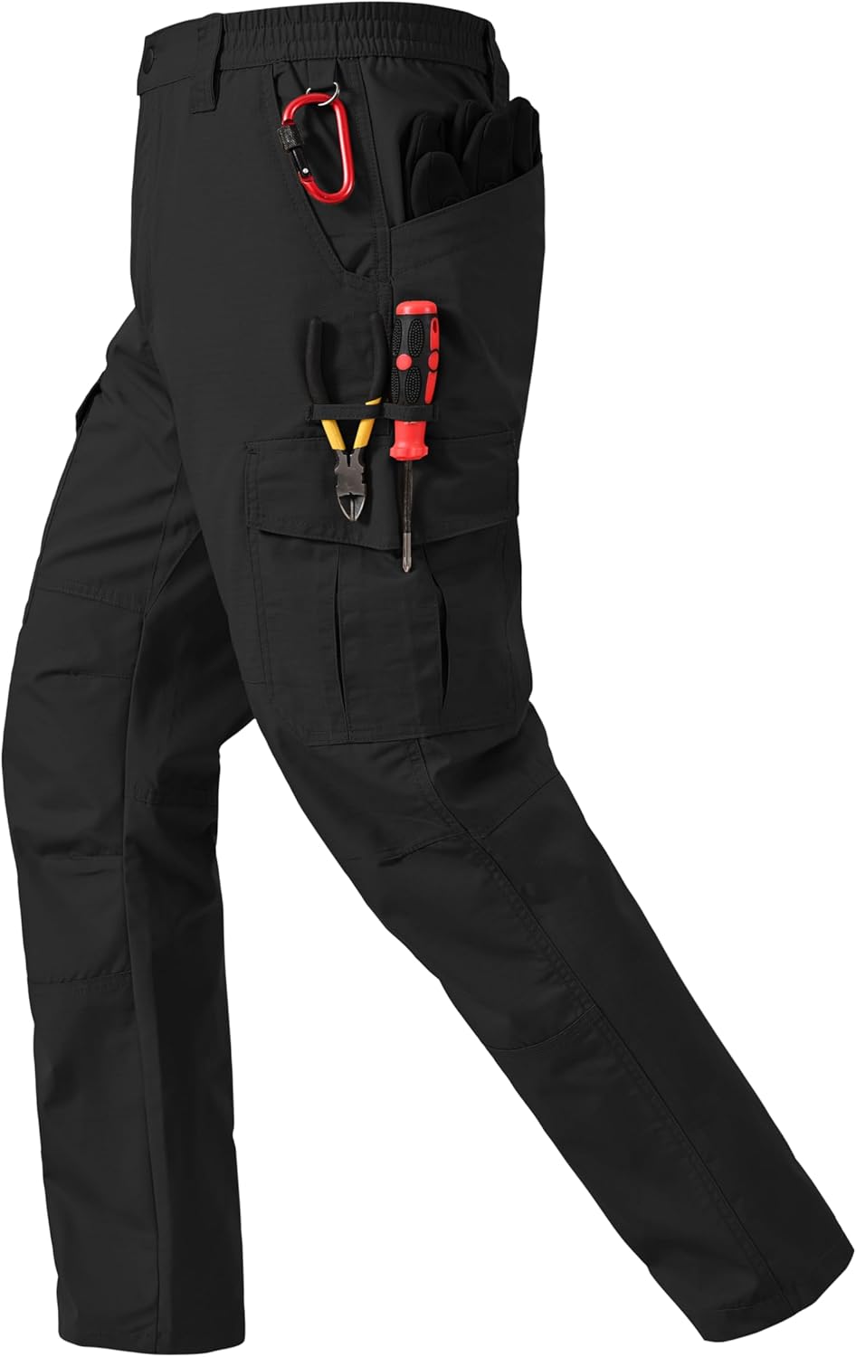 Skiennix Men's Ripstop Waterproof Cargo Pants - Tactical Hiking Pants with 7 Pockets