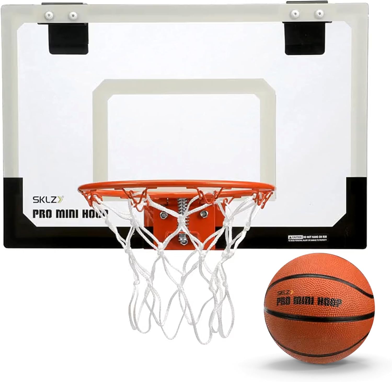 SKLZ Pro Mini Indoor Basketball Hoop - Over The Door Portable Design | Perfect for Home, Dorms, and Offices