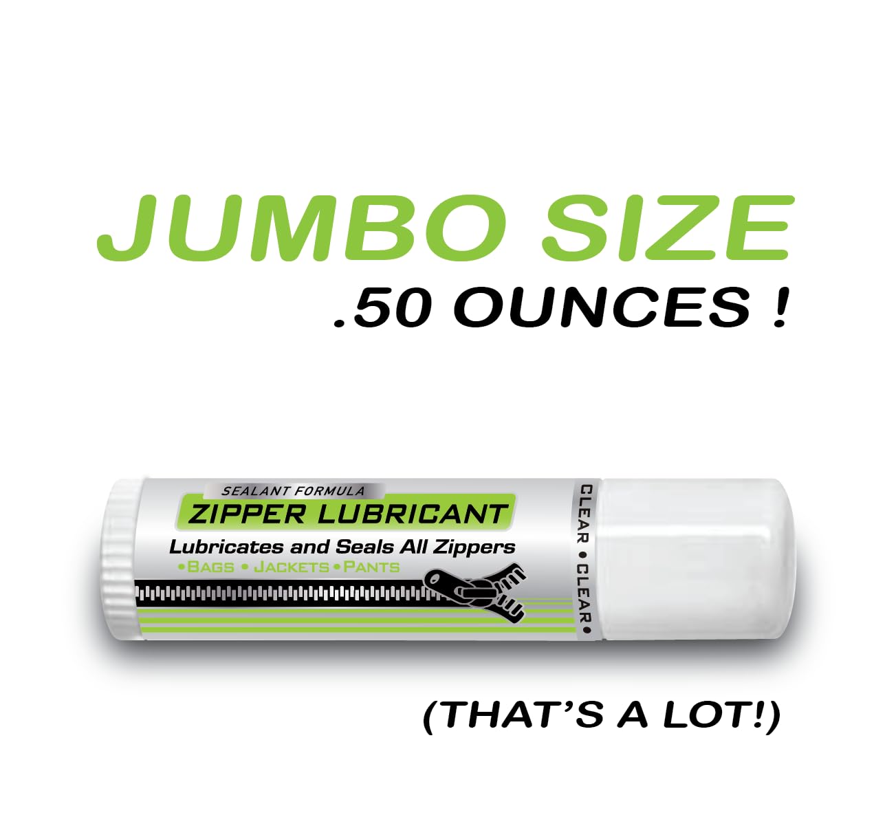 Zipper Lubricant by [Brand Name] - 100% Organic, Water-Resistant & Odorless for Smooth Zippers | Ideal for Jackets, Bags, Pants & More