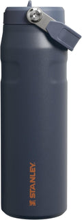 Stanley IceFlow Water Bottle 24 oz - Insulated Stainless Steel with Built-In Straw | Lightweight & Leak Resistant | Twilight Color