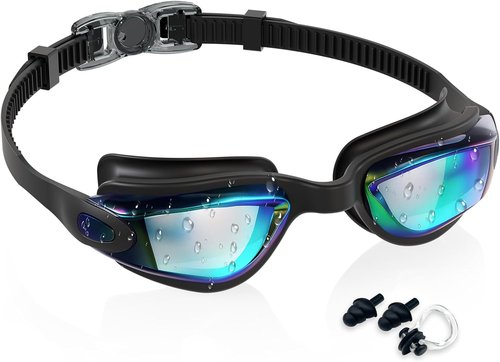 Aegend Swim Goggles - No-Leak Kids Swimming Goggles for Ages 3-14 | Clear Vision & Comfort