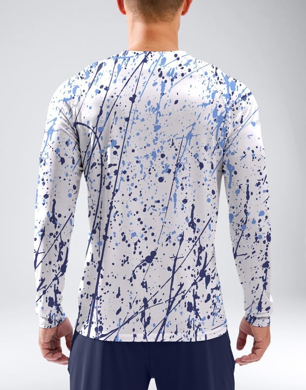 Skiennix Men's Long Sleeve Sun Protection Shirt - UPF 50+ for Ultimate UV Defense