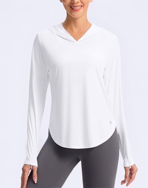 G Gradual Women's UPF 50+ Sun Shirt - Lightweight Long Sleeve Hoodie for Hiking & Fishing