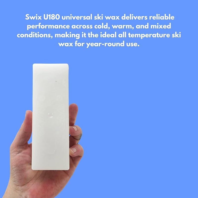 Swix Universal Ski & Snowboard Glide Wax 180g - Non-Fluoro, All-Temp