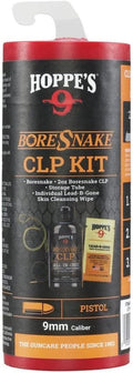 Boresnake | 9mm Pistol Cleaning Kit with CLP - Efficient, Compact Design for Easy Maintenance
