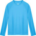 Boys Rash Guard Long Sleeve UPF 50+ Kids Swim Shirts Youth Quick Dry Sun Water Shirt for Fishing
