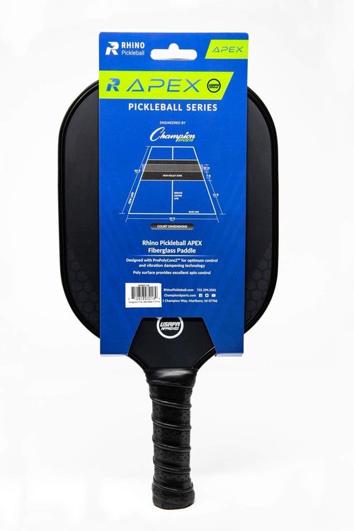 Champion Sports Pickleball Paddles - Versatile Indoor/Outdoor Options in Wood, Aluminum, Fiberglass, Graphite